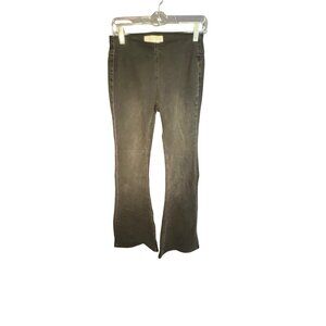Newbury Kustom Black Denim Flare Leg Jeans Size‎ S Womens
